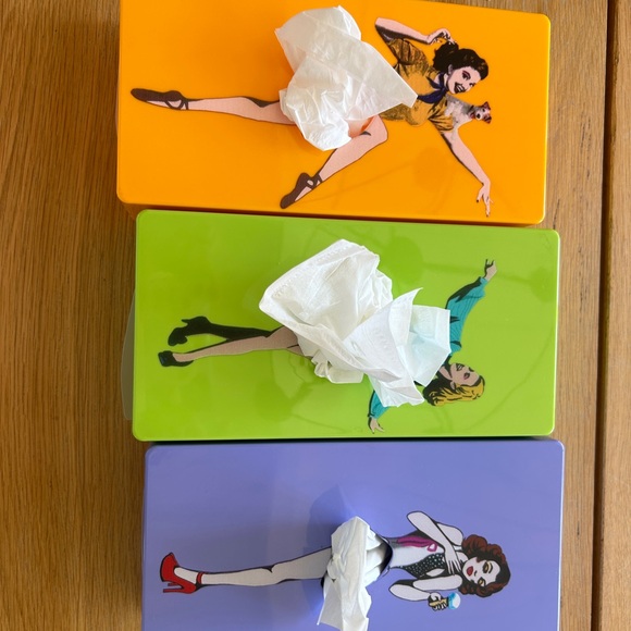 Pinup girl Tissue Box Cover Resin New in Box - Picture 6 of 14